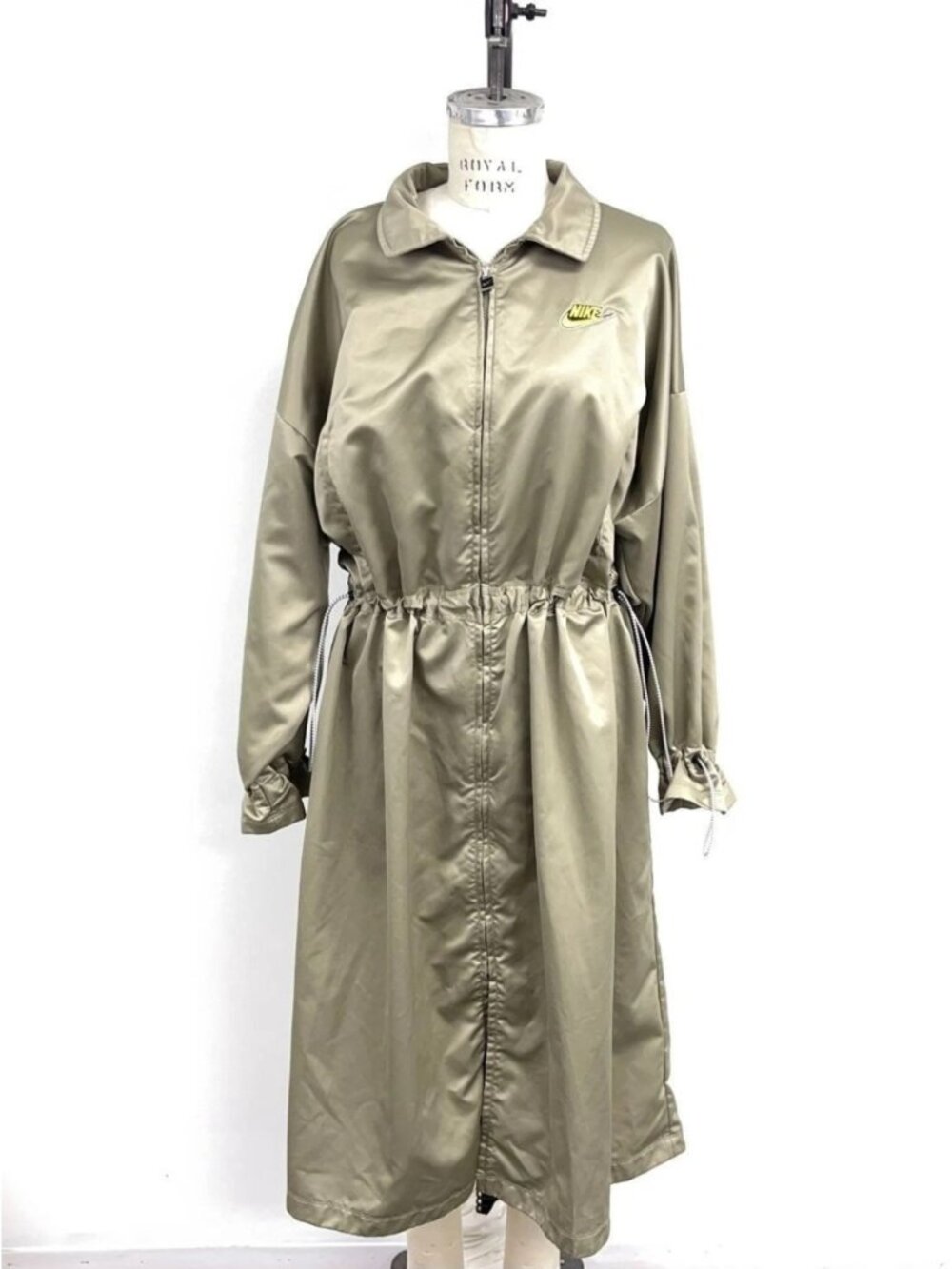 Nike Icon Clash Satin Long Jacket Mystic Stone Women's XL